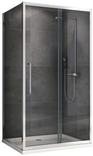 Душевой уголок ABBER Schwarzer Diamant AG30150H-S100 150x100см хром